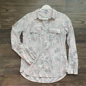 😍 EXPRESS “ The City Shirt Button Down Long-sleeve Shirt